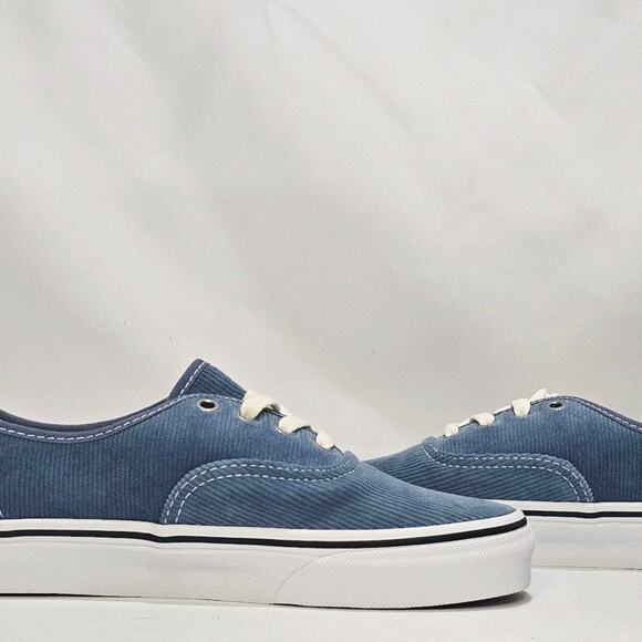 Vans Unisex Authentic Navy Corduroy Lace Up Sneaker Women's Size 6.5 Navy NWT - Picture 3 of 9